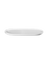 ovaler teller, weiß